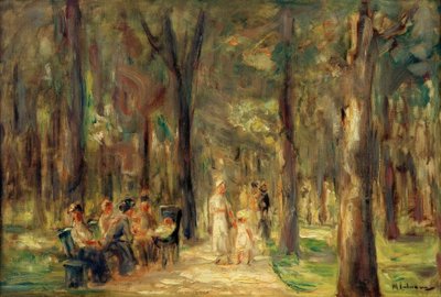 In the Zoo by Max Liebermann